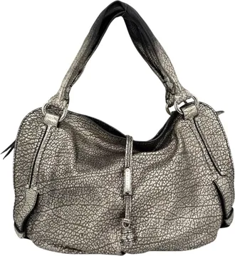Celine Metallic Gold Leather Handbag Tote Bag (Pre-Owned)