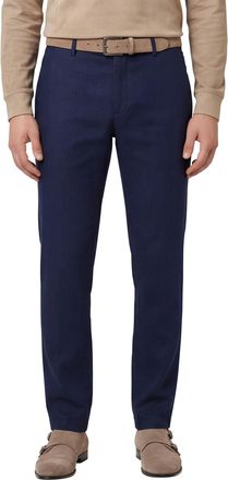 Gardeur pantalon Trevi-3 blauw tapered fit effen