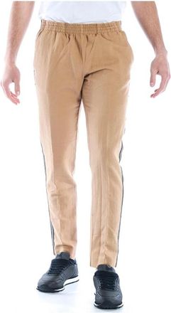 Daniele Alessandrini Jeans - Heren - Sweatpants - Beige - S - Katoen - Broeken