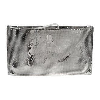 Paco Rabanne Clutches, female, Gray, Size: ONE SIZE Mesh Pouch