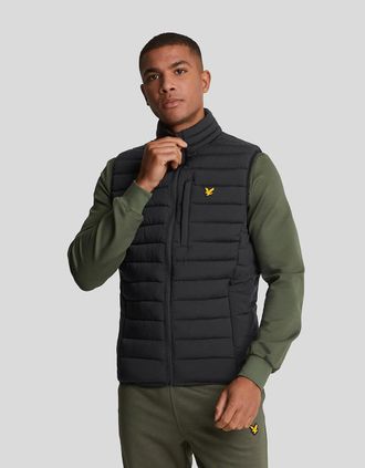 Lyle & Scott Lyle And Scott Mens Sports Lightweight Puffer Jacket - Black - Size: Regular/36