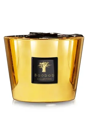 Baobab Les Exclusives Aurum Gold Candle in Shiny Gold at Nordstrom