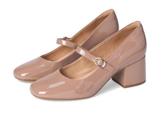 Rockport Xena High Womens Heels Medium Natural Patent : 10.5 M (B), Leather