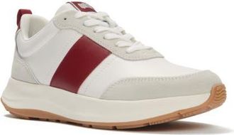 FitFlop F-Mode Flow Flatform Sneakers in Urban White/burnt Berry at Nordstrom, Size 7.5