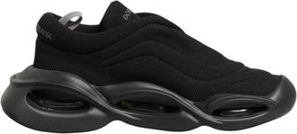 Dolce & Gabbana Zwart Veterschoen Wave Low Top Heren Sneakerschoenen