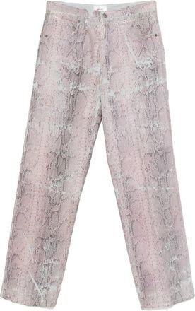 Haikure Snake-print Jeans
