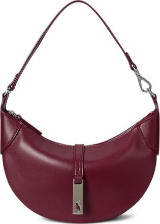 Polo Ralph Lauren Borsa a spalla Polo Id in pelle - Rosso