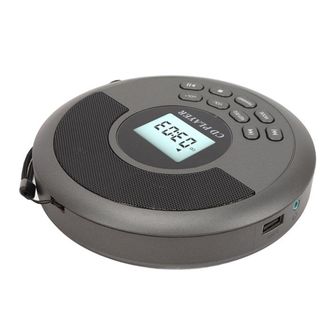 OEM Reproductor De Cd Tuserxln, Reproductor De Cd Port&aacute;til Usb Bluetooth, Doble Altavoz, Reproductor De Discos Recargable Para Coche