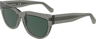 Calvin Klein Green Cat Eye Ladies Sunglasses CKJ25600S 057 54