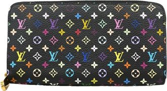 Louis Vuitton Grenade Noir Long Wallet (Bi-Fold) (Pre-Owned)