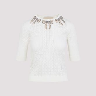 Valentino Garavani White Cotton Pullover