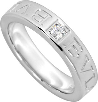 Bulgari White Gold (18K) Band Ring (Pre-Owned)