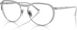 Ferrari 53mm Oval optical glasses in Silver at Nordstrom