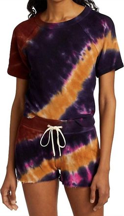 N:Philanthropy Colby Sweatshirt Tee In Sherbert Tie Dye