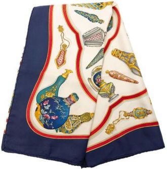 Herm&egrave;s Pre-owned Scarves, female, Multicolor, Size: ONE SIZE Pre-owned The QuImporte Le Flacon scarf