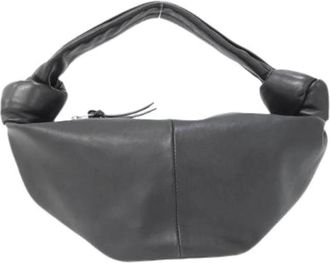 Bottega Veneta Pre-owned Calf Handbag - Dames - Vintage Handtas - Zwart - ONE Size - Leer - Vintage