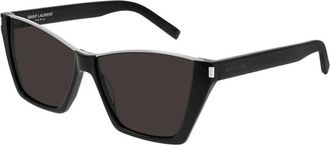 Saint Laurent Ladies Black Cat Eye Sunglasses SL369KATE 001