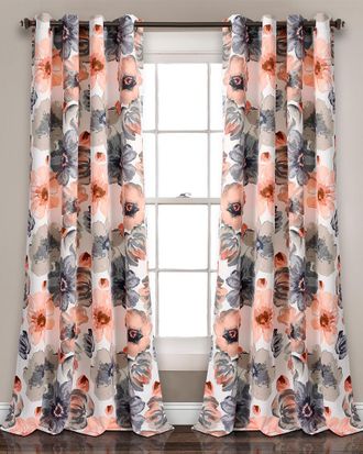 Triangle Home Fashions Leah Room Darkening Window Curtain