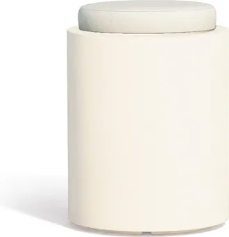 Monacis Puf Redondo De Resina Mod. Round &Oslash; 40 Cm Blanco