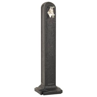 vidaXL Vidaxl - Cisterna De Jard&iacute;n Con Grifo Aspecto De Piedra Gris Antracita