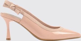 Karl Lagerfeld D&eacute;collet&eacute; slingback in vernice con tacco medio e fiocco