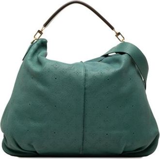 Louis Vuitton Pre-owned Mahina Selene MM - Dames - Vintage Schoudertas - Blauw - ONE Size - Leer - Vintage