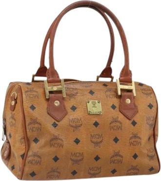 MCM Pre-owned Handbags, female, Brown, Size: ONE SIZE Pre-owned Hand Bag
