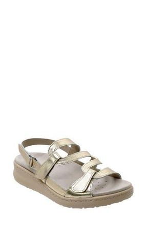 David Tate Femme Wedge Sandal in Platinum at Nordstrom Rack, Size 10