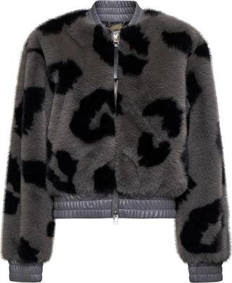 Silvian Heach Faux Fur Shearling Jassen - Dames - Jassen - Grijs - 2XS - Polyester - Jassen