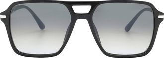 Prada Grey Gradient Navigator Mens Sunglasses PR 20YS 1AB06T 55