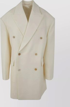 Wardrobe.NYC double-breasted coat button detailing