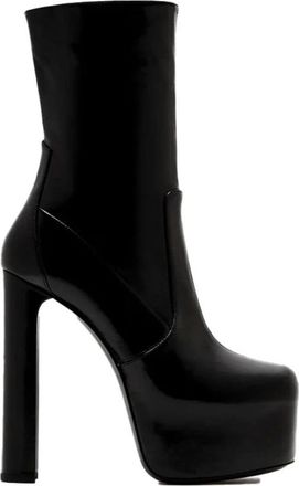 Saint Laurent Heeled Boots, female, Black, Size: 10 1/2 US Billy 95 Ankle Boots