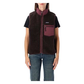 Patagonia Fitness, Dames, Bruin, XS, Polyester, Classic Retro-X Fleece Vest