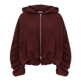 Dries Van Noten Dames, Sweatshirts & Hoodies, Rood, Maat: XS Katoen