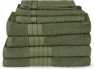 Good Morning Handtuch Set »Uni« Baumwolle, Walkfrottee, Bordüre, 500 GSM, Einfarbig, ohne Aufhängung