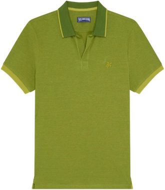 Vilebrequin Cotton Kleurveranderend Poloshirt - Heren - Polos - Groen - M - Katoen - Tops