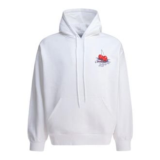 Carhartt Work in Progress Carhartt Wip, Hoodies, male, White, Size: XS Hooded Jake Garcia Sweatshirt