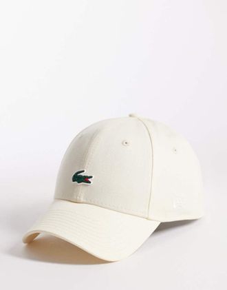 Lacoste x New Era - 9forty - Cappellino da donna beige con logo-Neutro