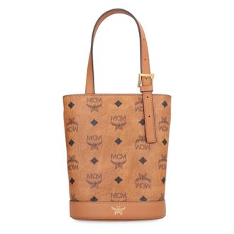 MCM Bucket Bags, female, Brown, Size: ONE SIZE Aren Bucket Bag