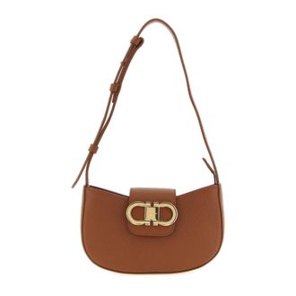 Ferragamo Bolso de Hombro Gancini - Bags - Mujer - Marr&oacute;n - ONE SIZE