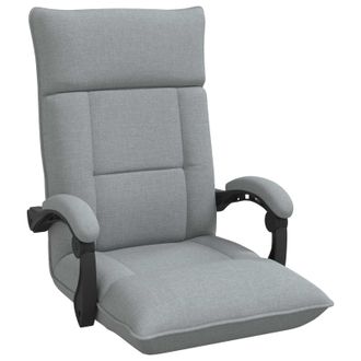 vidaXL Sill&oacute;n Ajustable Gris Claro Tela Vidaxl