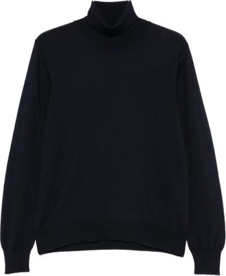 Tagliatore Truien & Vesten, Heren, Blauw, 2Xl, Wol, Miles Turtleneck Sweater