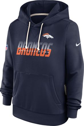 Nike Denver Broncos Sideline Standard Issue Nike Womens Dri-FIT NFL Pullover Hoodie in Blue | 03C341S8W-SX8