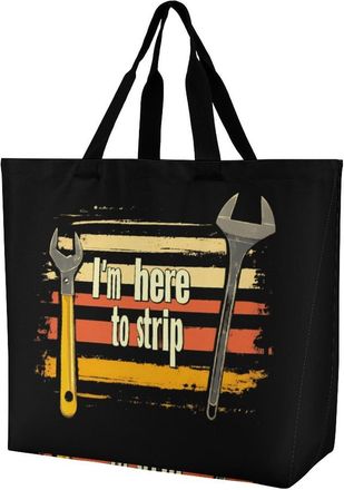 Generic Tools U.s. Flag Large Reusable Shopping Bag Lightweight Foldable Tote Bags Washable Shoulder Handbag