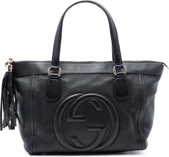 Gucci Pre-owned Gucci Small Leather Soho Working Tote Ladies 282307 002404
