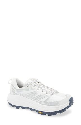 Hoka One One Gender Inclusive Mafate Speed 2 Sneaker in White /Silver at Nordstrom, Size 9 Womens