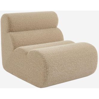 Sweeek Poltrona effetto alpaca, 1 posto