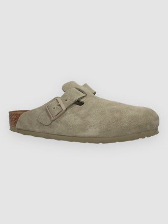 Birkenstock Boston Suede Leather Sandalen