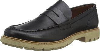 Clarks Batcombe Edge, mens Batcombe, Blue (Navy Leather Navy Leather), 8.5 UK (42.5 EU)