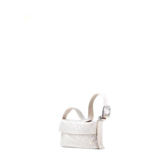 Benedetta Bruzziches Vitty La Mignon - Dames - Schoudertassen - Grijs - ONE Size - Satijn - Tassen